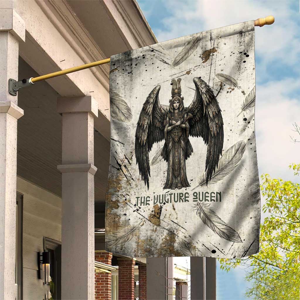 Mut Garden Flag Vulture Queen Egyptian Mother Goddess Wings Feathers