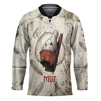 Mut Hockey Jersey Vulture Queen Egyptian Mother Goddess Wings Feathers
