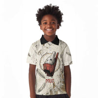 Mut Kid Polo Shirt Vulture Queen Egyptian Mother Goddess Wings Feathers