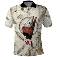 Mut Polo Shirt Vulture Queen Egyptian Mother Goddess Wings Feathers