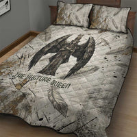 Mut Quilt Bed Set Vulture Queen Egyptian Mother Goddess Wings Feathers