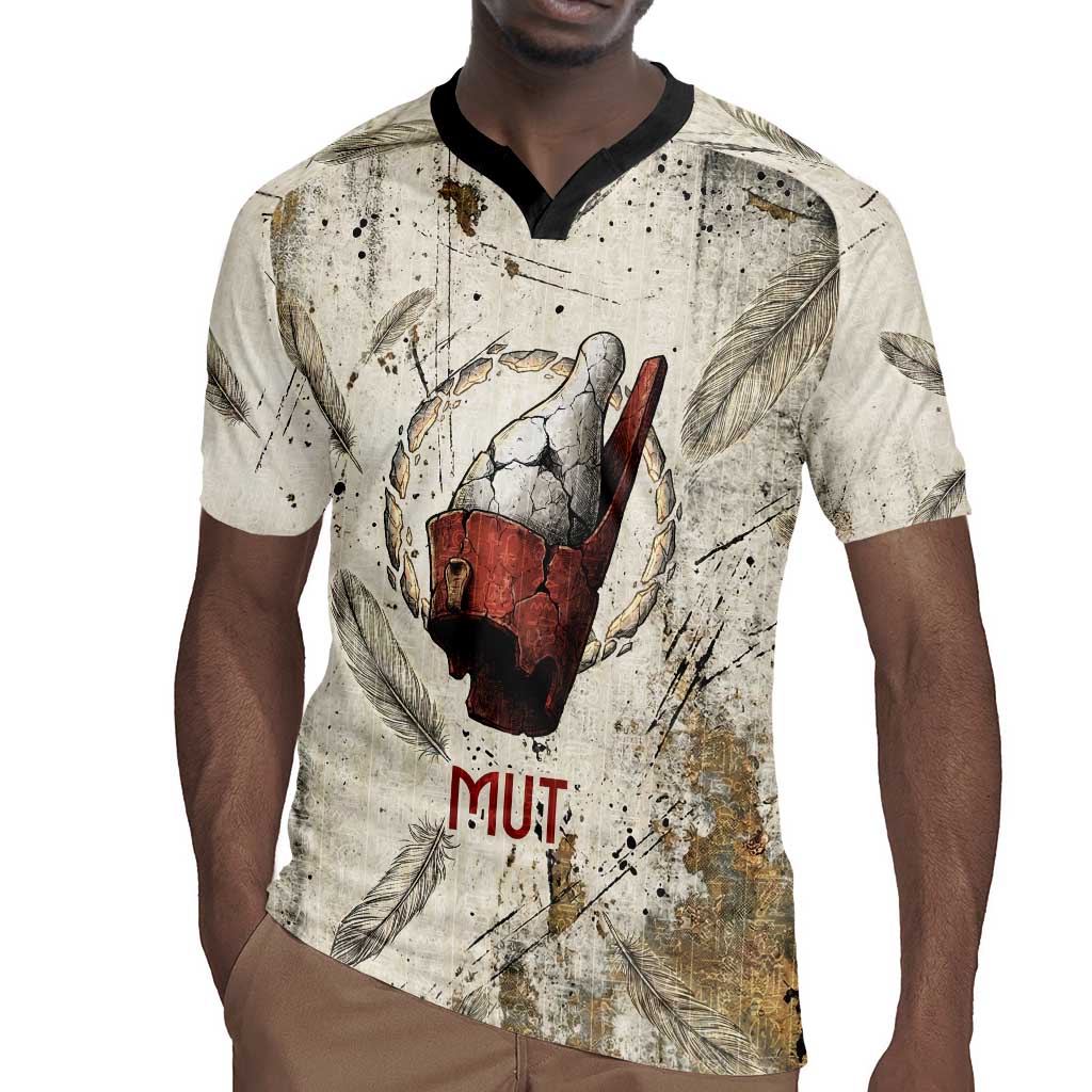 Mut Rugby Jersey Vulture Queen Egyptian Mother Goddess Wings Feathers
