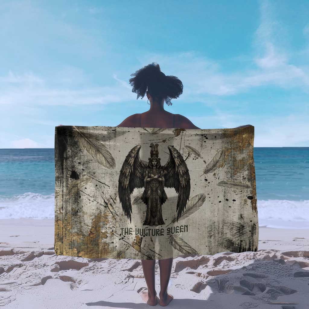 Mut Sarong Vulture Queen Egyptian Mother Goddess Wings Feathers