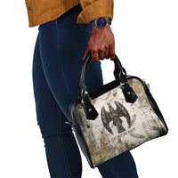 Mut Shoulder Handbag Vulture Queen Egyptian Mother Goddess Wings Feathers