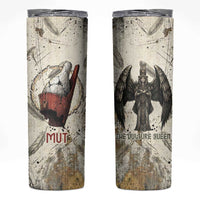 Mut Skinny Tumbler Vulture Queen Egyptian Mother Goddess Wings Feathers
