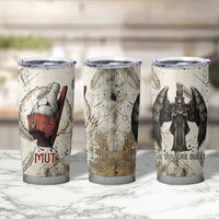 Mut Tumbler Cup Vulture Queen Egyptian Mother Goddess Wings Feathers