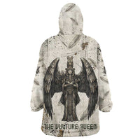 Mut Wearable Blanket Hoodie Vulture Queen Egyptian Mother Goddess Wings Feathers