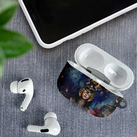 Mut AirPods Case The Lioness of Thebes Egyptian Goddess Cosmic Crown Adorned Warrior Queen Design