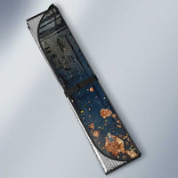 Mut Auto Sun Shade The Lioness of Thebes Egyptian Goddess Cosmic Crown Adorned Warrior Queen Design