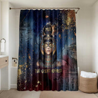 Mut Bathroom Set The Lioness of Thebes Egyptian Goddess Cosmic Crown Adorned Warrior Queen Design