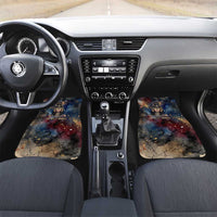 Mut Car Mats The Lioness of Thebes Egyptian Goddess Cosmic Crown Adorned Warrior Queen Design