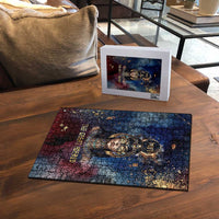 Mut Puzzle The Lioness of Thebes Egyptian Goddess Cosmic Crown Adorned Warrior Queen Design