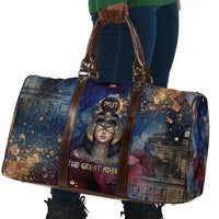 Mut Travel Bag The Lioness of Thebes Egyptian Goddess Cosmic Crown Adorned Warrior Queen Design