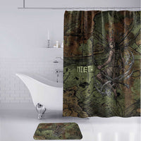 Neith Egyptian Bathroom Set War Goddess Terrifying One Dual Spears and Shield Battle Worn