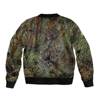 Neith Egyptian Bomber Jacket War Goddess Terrifying One Dual Spears and Shield Battle Worn