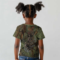Neith Egyptian Kid T shirt War Goddess Terrifying One Dual Spears and Shield Battle Worn