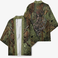 Neith Egyptian Kimono War Goddess Terrifying One Dual Spears and Shield Battle Worn