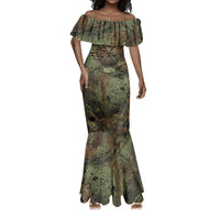Neith Egyptian Mermaid Dress War Goddess Terrifying One Dual Spears and Shield Battle Worn