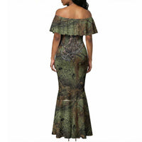 Neith Egyptian Mermaid Dress War Goddess Terrifying One Dual Spears and Shield Battle Worn
