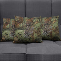 Neith Egyptian Pillow Cover War Goddess Terrifying One Dual Spears and Shield Battle Worn