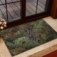 Neith Egyptian Rubber Doormat War Goddess Terrifying One Dual Spears and Shield Battle Worn