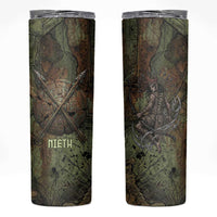 Neith Egyptian Skinny Tumbler War Goddess Terrifying One Dual Spears and Shield Battle Worn