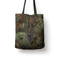 Neith Egyptian Tote Bag War Goddess Terrifying One Dual Spears and Shield Battle Worn