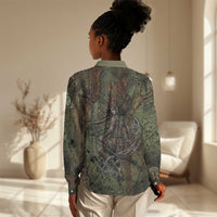 Neith Egyptian Women Casual Shirt War Goddess Terrifying One Dual Spears and Shield Battle Worn