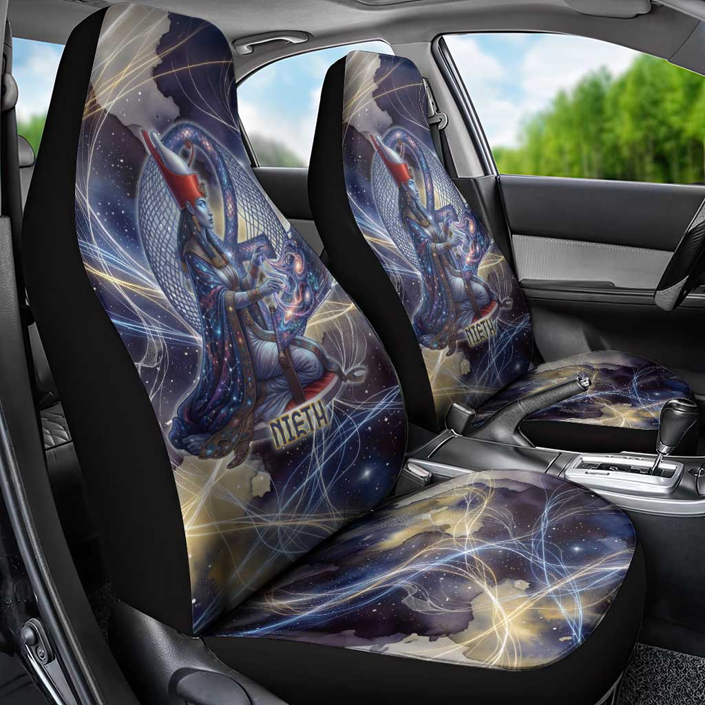 Neith Egyptian Car Seat Cover Goddess Mother of All Cosmic Threads