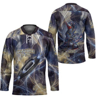 Neith Egyptian Hockey Jersey Goddess Mother of All Cosmic Threads