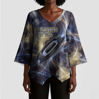 Neith Egyptian Kimono Sleeve Blouse Goddess Mother of All Cosmic Threads