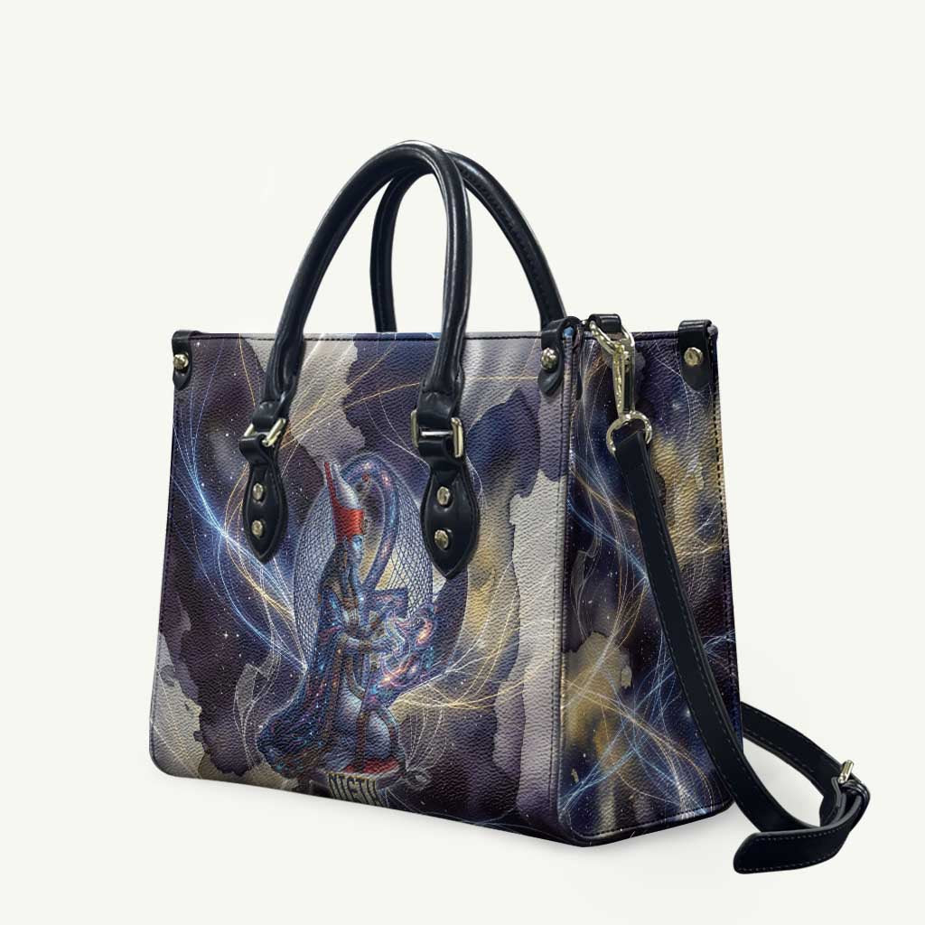 Neith Egyptian Leather Bag Goddess Mother of All Cosmic Threads