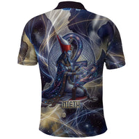 Neith Egyptian Polo Shirt Goddess Mother of All Cosmic Threads