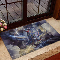Neith Egyptian Rubber Doormat Goddess Mother of All Cosmic Threads