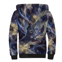 Neith Egyptian Sherpa Hoodie Goddess Mother of All Cosmic Threads