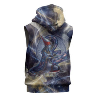 Neith Egyptian Sleeveless Hoodie Goddess Mother of All Cosmic Threads
