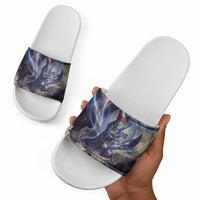 Neith Egyptian Slide Sandals Goddess Mother of All Cosmic Threads