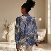 Neith Egyptian Women Casual Shirt Goddess Mother of All Cosmic Threads