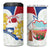 Netherlands Heritage 4 in 1 Can Cooler Tumbler with Tulips Windmill and Coat of Arms