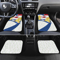 Netherlands Heritage Car Mats with Tulips Windmill and Coat of Arms