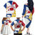 Netherlands Heritage Family Matching Off The Shoulder Long Sleeve Dress and Hawaiian Shirt with Tulips Windmill and Coat of Arms