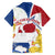 Netherlands Heritage Family Matching Off Shoulder Maxi Dress and Hawaiian Shirt with Tulips Windmill and Coat of Arms