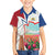 Netherlands Heritage Family Matching Off Shoulder Maxi Dress and Hawaiian Shirt with Tulips Windmill and Coat of Arms