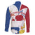 Netherlands Heritage Family Matching Off Shoulder Short Dress and Hawaiian Shirt with Tulips Windmill and Coat of Arms