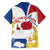 Netherlands Heritage Family Matching Short Sleeve Bodycon Dress and Hawaiian Shirt with Tulips Windmill and Coat of Arms