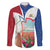 Netherlands Heritage Family Matching Short Sleeve Bodycon Dress and Hawaiian Shirt with Tulips Windmill and Coat of Arms