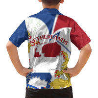 Netherlands Heritage Family Matching Tank Maxi Dress and Hawaiian Shirt with Tulips Windmill and Coat of Arms