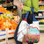 Netherlands Heritage Grocery Bag with Tulips Windmill and Coat of Arms
