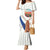 Netherlands Heritage Mermaid Dress with Tulips Windmill and Coat of Arms