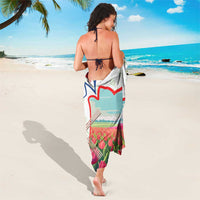 Netherlands Heritage Sarong with Tulips Windmill and Coat of Arms